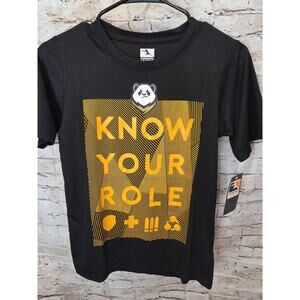 Overwatch League Boys Shirt Size Medium Know Your Role Short Sleeve Crew Neck...